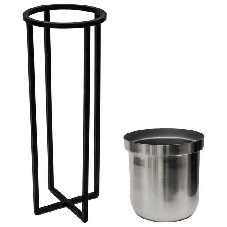 Ivyline Calla Planter Stand silver 58cm, UK version