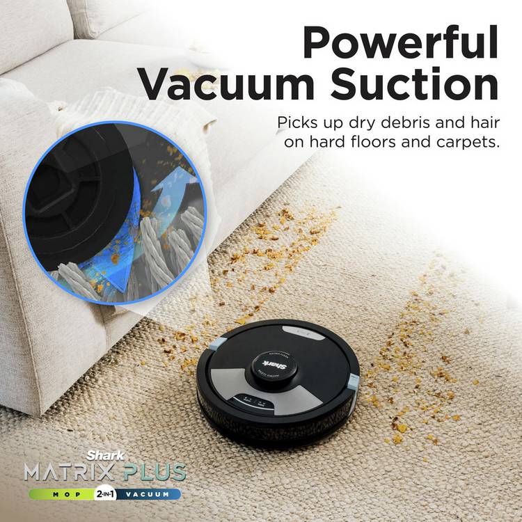 Shark Matrix Plus robot vacuum and mop cordless - British product