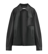 LOEWE Leather Anagram Overshirt Men's Leather Overshirt
