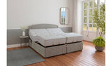 Mibed Superking adjustable bed with storage drawers in grey, imported from the UK