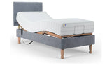 Mibed Memory Single Adjustable Bed with Mattress Grey, imported from the UK