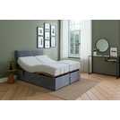Mibed Memory Adjustable Bed Grey 150x200cm imported from the UK