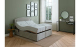 Mibed Kingsize Adjustable Drawer Bed and Mattress - Dark Grey Adjustable Bed with Storage