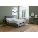 Mibed Adjustable Bed with Mattress Grey Kingsize, imported from the UK