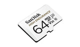 SanDisk microSD High Endurance 100MBs 64GB, imported from the UK