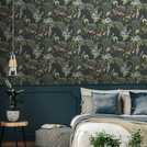 Superfresco Easy Adilah Dark Wallpaper Roll 10m x 52cm (British brand)