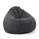 rucomfy Jumbo Bean Bag Slate Grey, imported from the UK