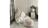 Argos rucomfy Barley Fabric Humbug Beanbag Natural Home Beanbag 4kg- Buy online at McGrocer