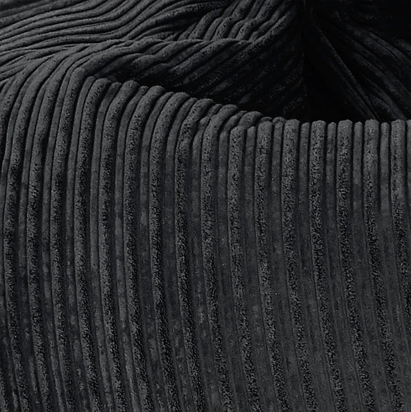 rucomfy jumbo bean bag chair black, imported from the UK