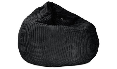 Argos rucomfy Jumbo Cord Slouchbag Bean Bag - Black Bean Bag Chair 4kg- Buy online at McGrocer