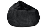 Argos rucomfy Jumbo Cord Slouchbag Bean Bag - Black Bean Bag Chair 4kg- Buy online at McGrocer