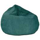 rucomfy Large Teal Bean Bag Chair, imported from the UK