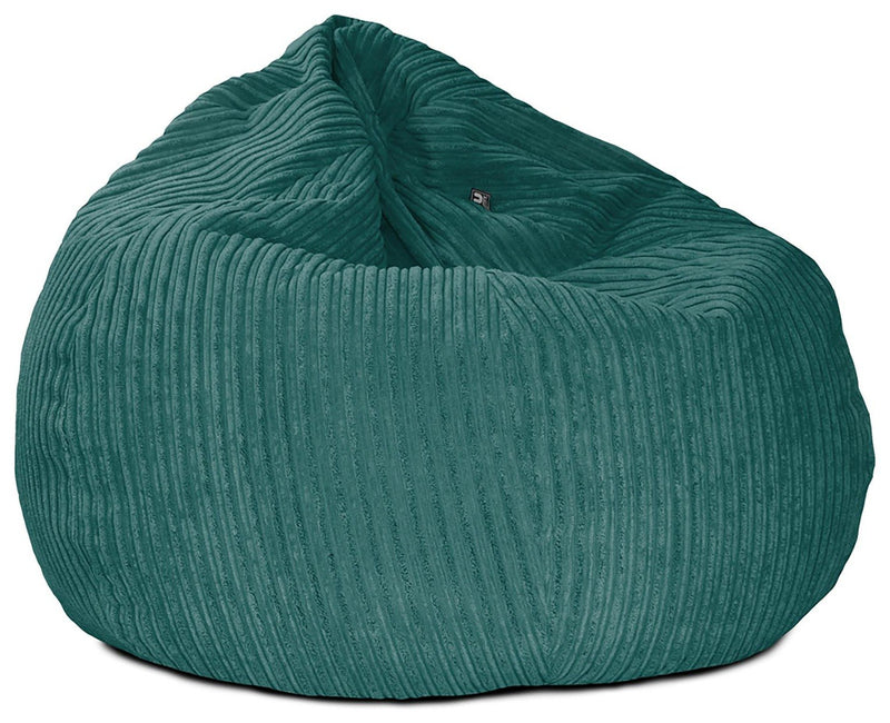 rucomfy Large Teal Bean Bag Chair, imported from the UK
