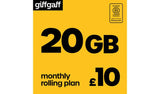 Argos giffgaff 20GB Pay As You Go Sim Card- Buy online at McGrocer