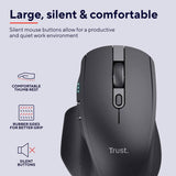 Trust Ozaa Plus wireless mouse black, imported from the UK