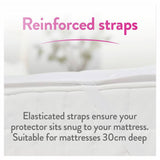 Slumberdown Soft and Huggable mattress protector single (British brand)