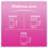Slumberdown Soft and Huggable mattress protector single (British brand)