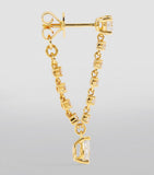 Anita Ko Olivia single earring yellow gold diamonds - British product