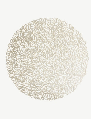 Chilewich vinyl placemat petal design 38cm, imported from the UK