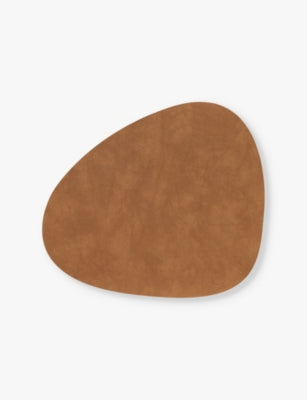 Lind DNA Curve leather table mat, imported from the UK