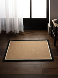 Asiatic Rugs charcoal cream bordo herringbone doormat (British brand)