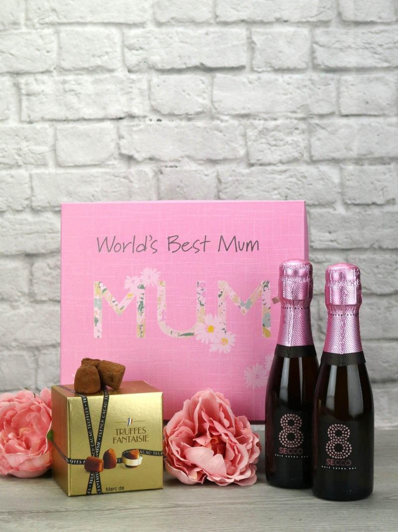 Le Bon Vin Sparkling Rosé Truffles Gift Set, UK version