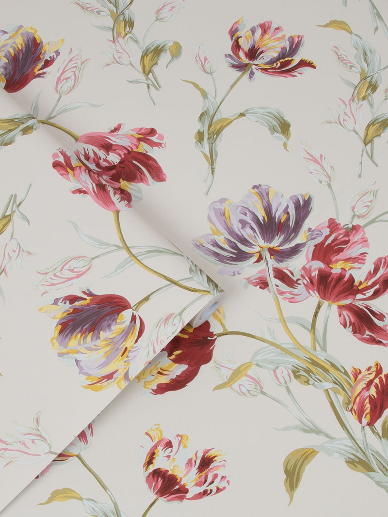 Laura Ashley wallpaper Cranberry Gosford 10m, imported from the UK