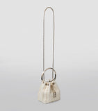 Jimmy Choo Pearl Bon Bon top-handle bag satin pearl - British product