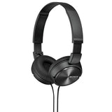 Sony ZX310 on-ear wired headphones black, imported from the UK