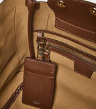 Max Mara small nubuck leather top-handle bag, UK version