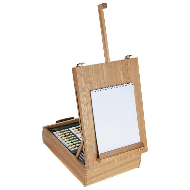 YXSH portable art chest 150 pieces wooden easel - British product