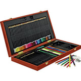 YXSH pencil caddy kit 75 pieces wooden caddy - British product