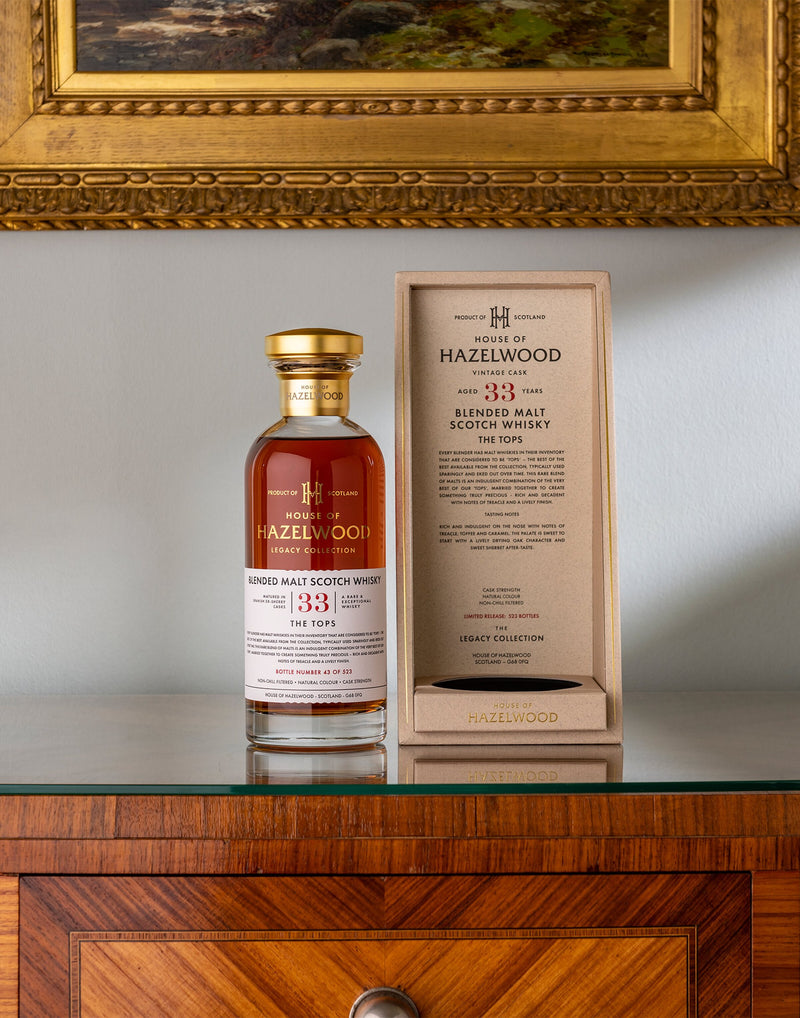 House of Hazelwood The Tops 33-Year-Old Scotch whisky 70cl, UK version