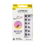 DNR Kiss Impress Press On Single False Eyelashes 12 Clusters