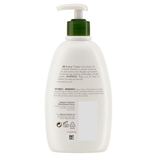 Aveeno Intense Cream 500ml Tub for Dry Skin - British product