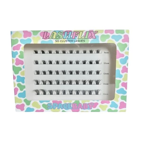 Space Baby Lashflix Cluster Lashes 50 pieces (British brand)