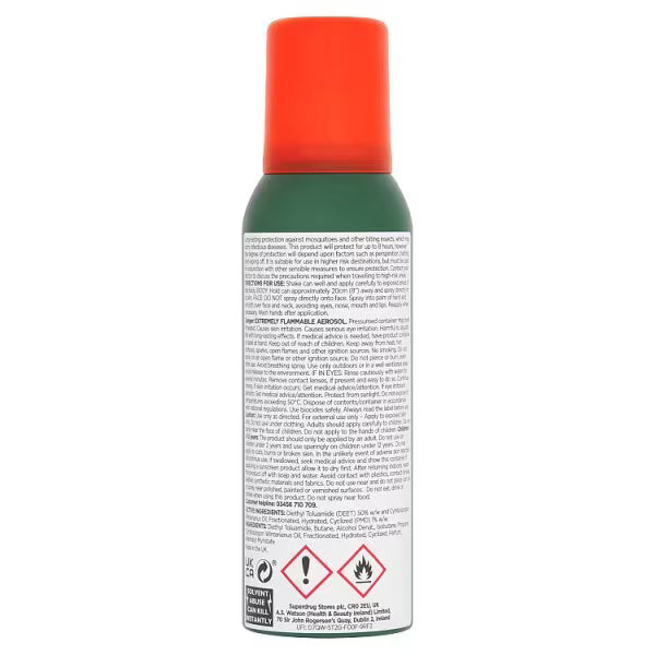 Superdrug Buzz Off Extra Strength Insect Repellent 125ml (British brand)