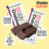 Diablo 80% dark chocolate 75g pack of 8, imported from the UK