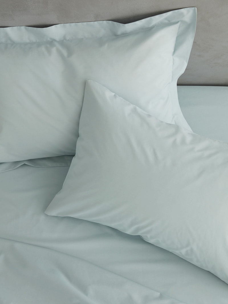 Catherine Lansfield blue percale extra deep fitted bed sheet - British product