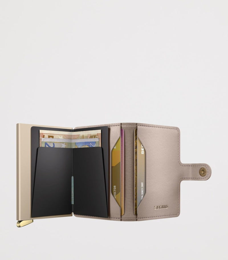 Secrid leather diamond-embossed miniwallet, UK version