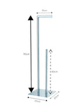 Showerdrape Stamford toilet roll holder freestanding (British brand)