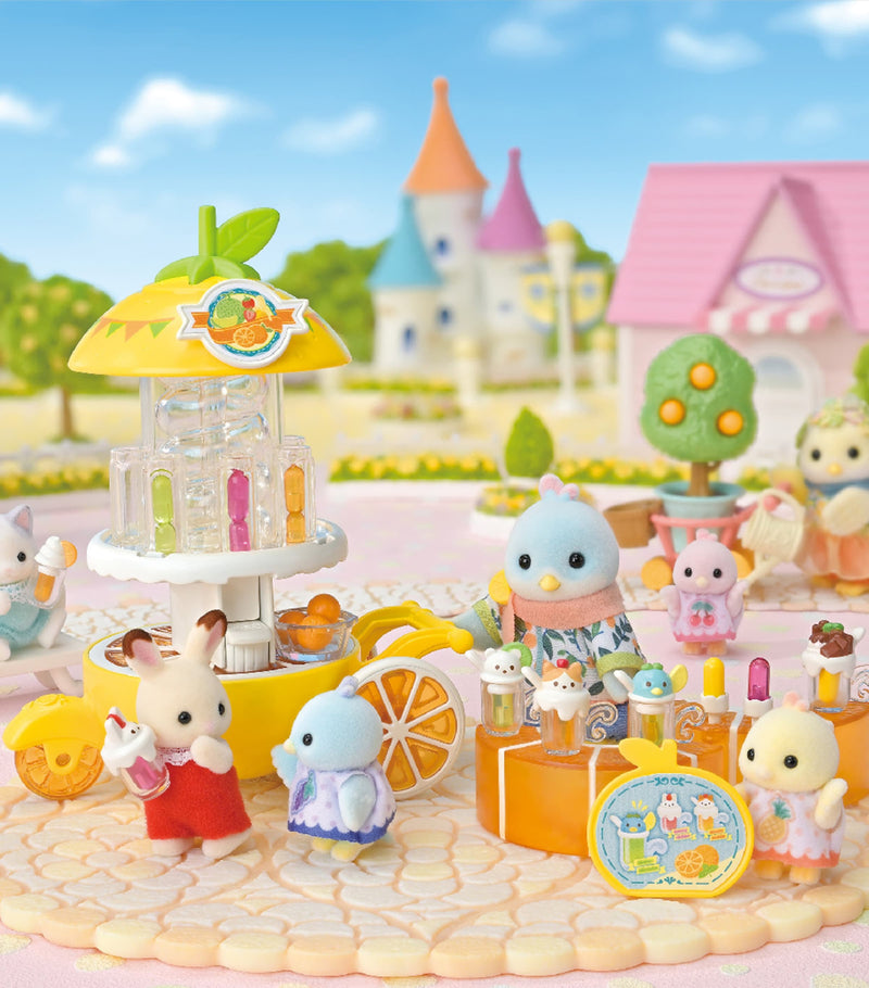 Sylvanian Families Citrus Bird Juice Stand playset (British brand)