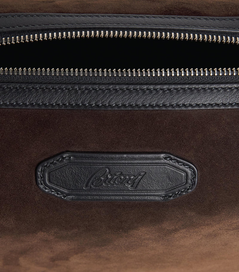 Brioni Via Veneto suede pouch (British brand)