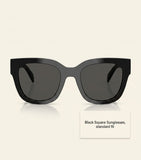 Prada acetate square sunglasses with silver-tone lettering, UK version