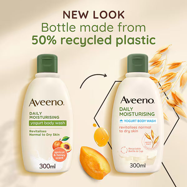 Aveeno Apricot & Honey Body Wash 300ml - British product