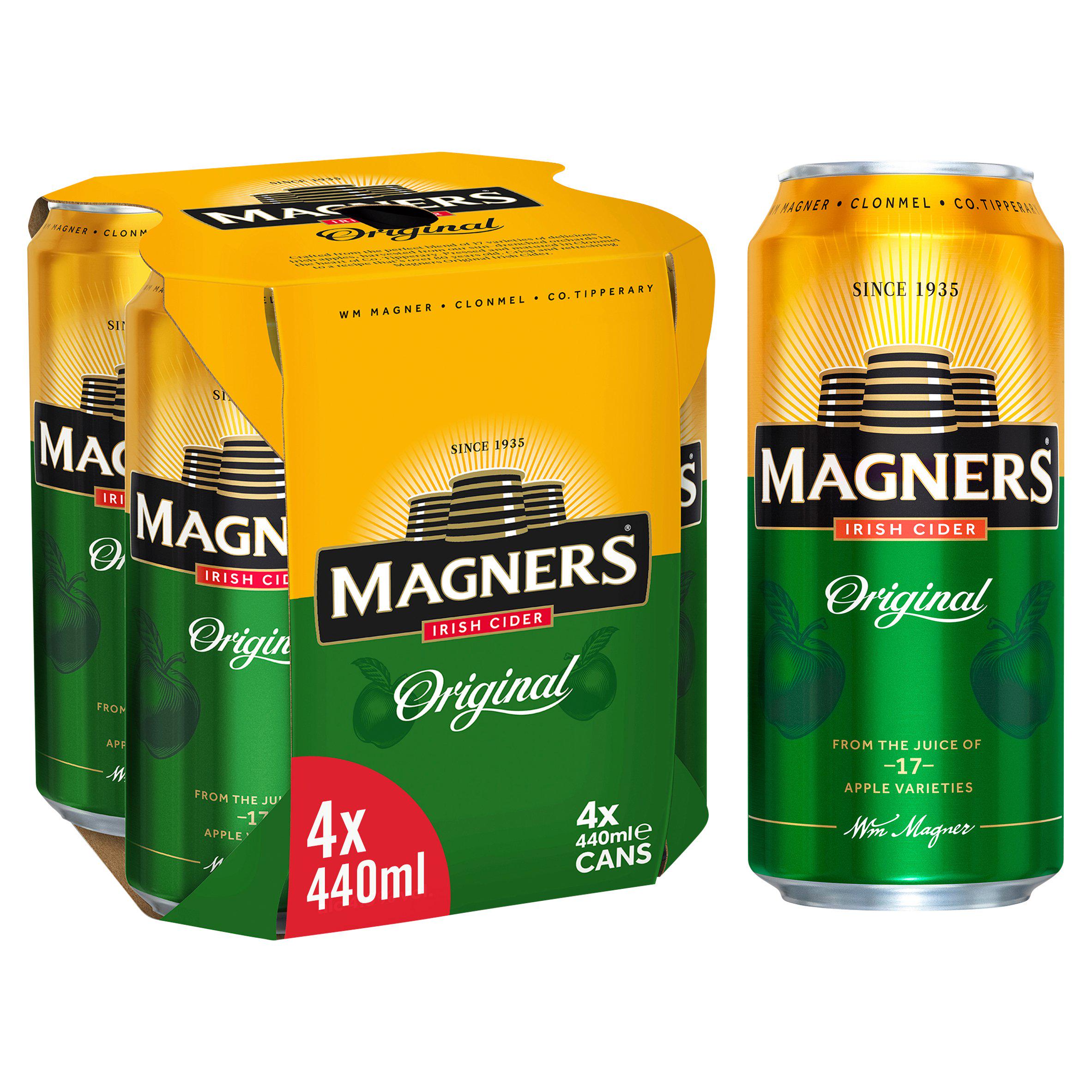 Magners Irish Cider Original Cans 4x440ml - McGrocer