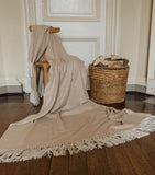 Araminta Campbell alpaca-blend woodland throw blanket 150cm x 300cm - British product