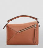 LOEWE Small Leather Puzzle Edge top-handle calfskin bag (British brand)