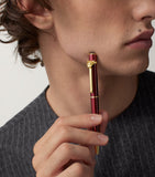 Cartier small ballpoint pen with feline clip 12.5cm - British product