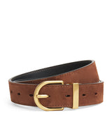 Harrods ME+EM Leather Round-Buckle Reversible Belt- Buy online at McGrocer